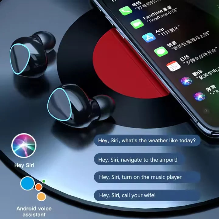 irelesNew Arrival M10 Earphone Ws Headset High Quality Perfect Sound Earbuds Sports Game Music BT Headphone with Power Bank