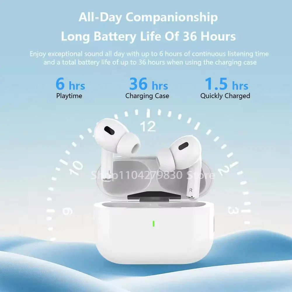 New Air Pro True Wireless Bluetooth Earphones Headphones HiFi Sound Low Latency Noise Reduction Earbuds for IPhone Android