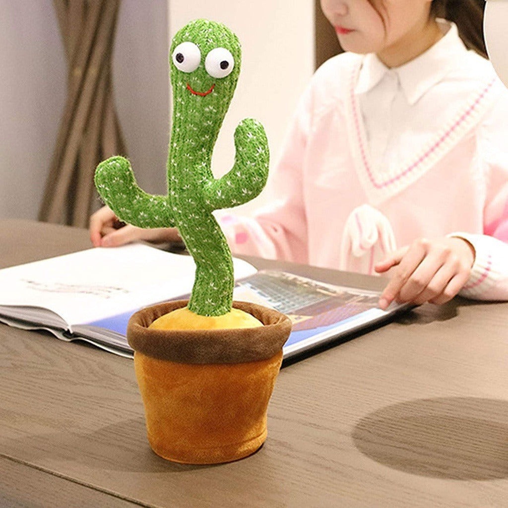 Dancing Cactus Talking Toy Kids Children Plush Electronic Toys
