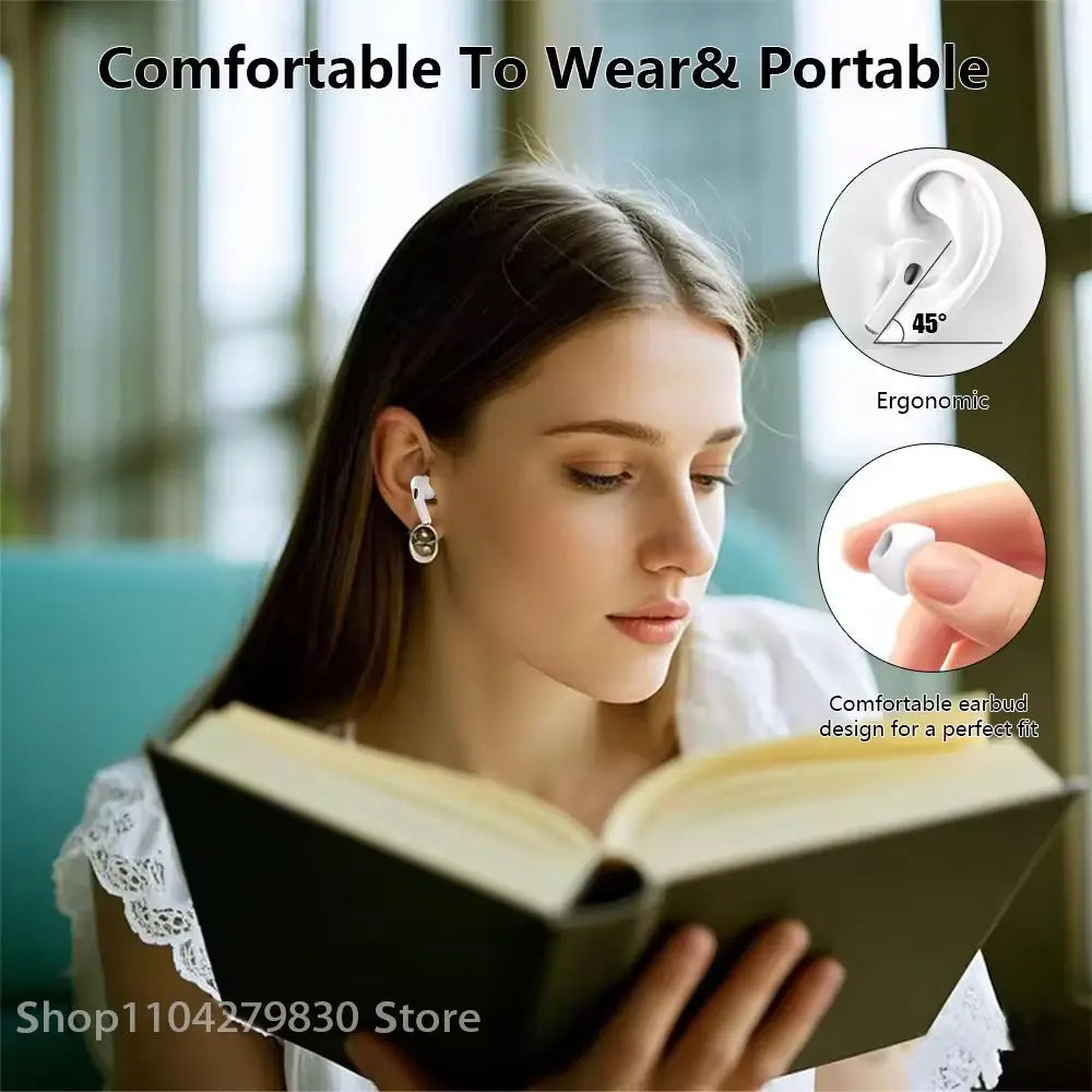 New Air Pro True Wireless Bluetooth Earphones Headphones HiFi Sound Low Latency Noise Reduction Earbuds for IPhone Android