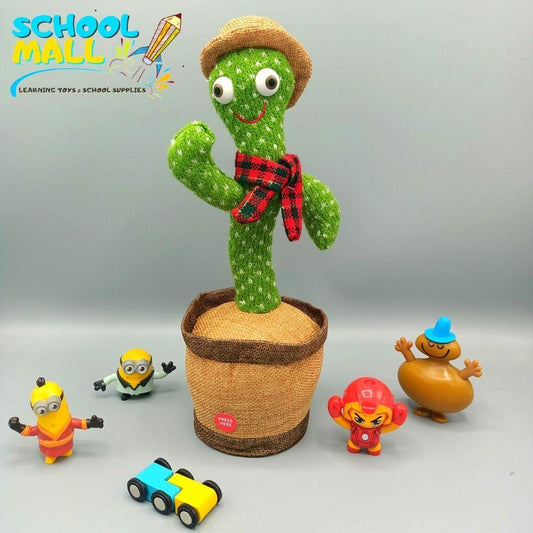 Dancing Cactus Talking Toy Kids Children Plush Electronic Toys