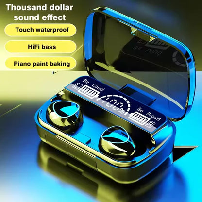 irelesNew Arrival M10 Earphone Ws Headset High Quality Perfect Sound Earbuds Sports Game Music BT Headphone with Power Bank